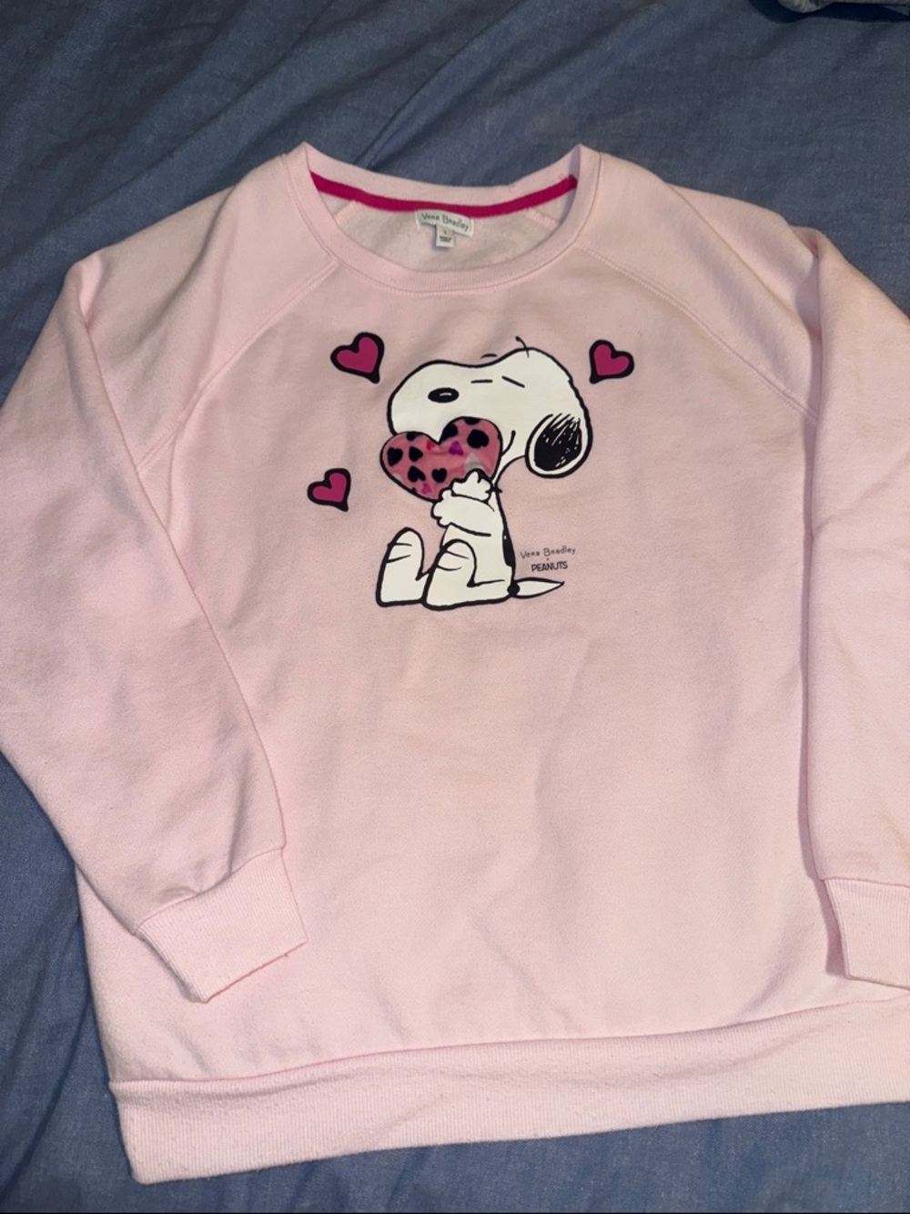 Vera Bradley x Peanuts Snoopy Heart Pullover
